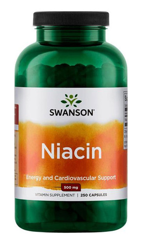 Niacina 500mg - 250 Capsulas / Swanson