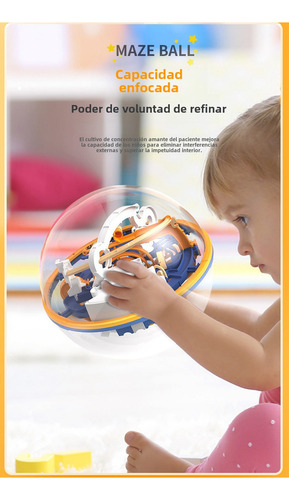 Juego De Rompecabezas Maze Ball De 138 Niveles, Juguete, Reg