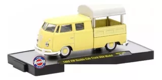 M2 - 1960 Vw Kombi Double Cab Truck Bege Walmart - 1/64