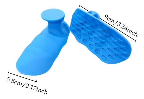 Arazos De Levantamiento De Pesas Grips De Gimnasio Azul