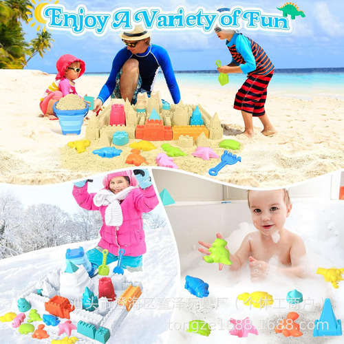 Juguetes De Playa Plegables Con Forma De Cubo De Arena De 12