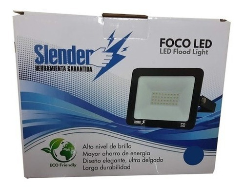 Lampara Foco Led Slender 20w Luz Cálida  1 Año Garantía