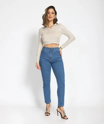Calça feminina mom jeans cheap biotipo