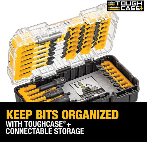 Juego Dewalt De Puntas De Impacto 40 Piezas Flex Torq