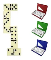 Comprar Jogo De Dominó Tabuleiro Estojo Pedras 7mm 28 Peças