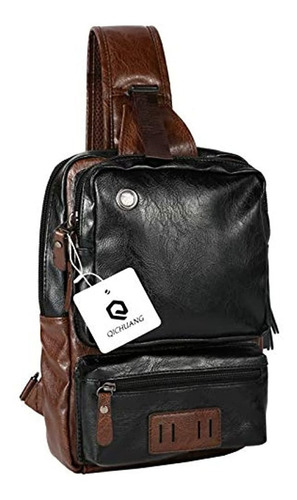 Bolso Bandolera De Eco Cuero Manoslibres Para Hombre Ideal P