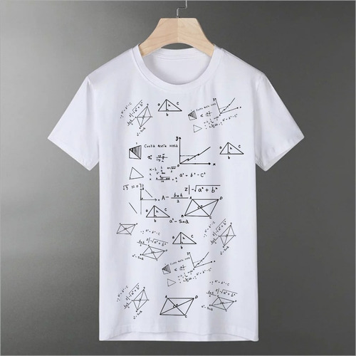 Camiseta Blanca Sublimación De Calidad Estampada De Ciencia