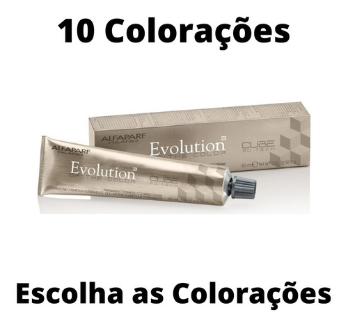 Kit 10 Colorações Evolution Color Alfaparf - Todas As Cores