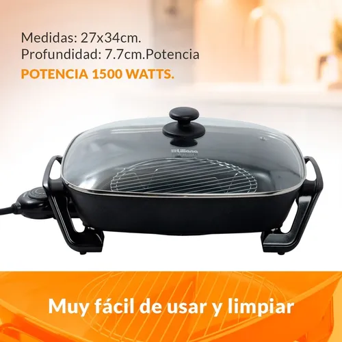 Cocina Electrica Grill Liliana Kitchinet Max 1500w Ak200 Cocina Electrica Grill Liliana Kitchinet Max 1500w Ak200
