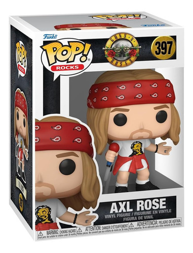 Boneco Funko Pop Rocks Guns N Roses Axl Rose 397