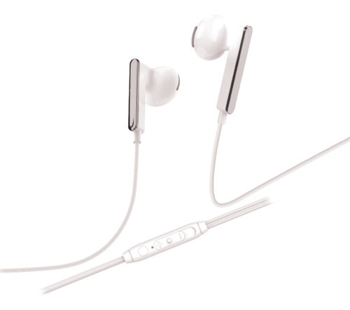 Auriculares Manos Libres Soul S489 Mini Plug 3,5mm Micrófono Color Blanco-plateado