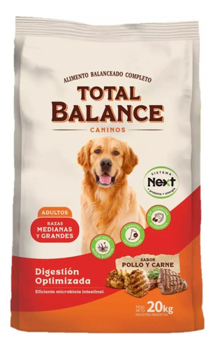 Total Balance 20 Kg Perros Adultos El Molino