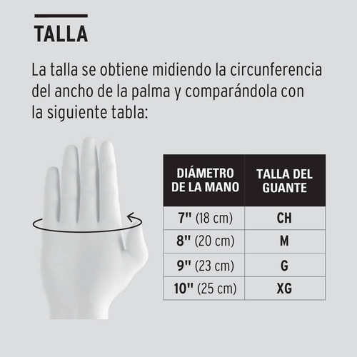 Imagen 3 de 9 de Guantes Caucho Manejo Quimicos Mediano Truper 14270
