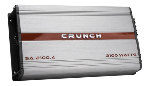 Amplificador Crunch 4ch. Sa-2100.4 2100wtts De Gran Calidad