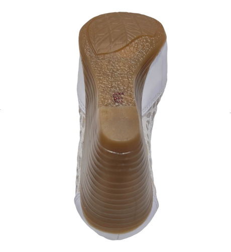 Imagen 4 de 9 de Zapato Malla Tacon 6cm Puente Cómodo Durable J Villegas