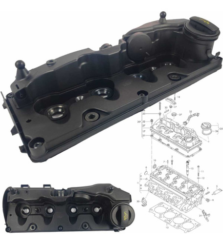 Tapa Punterias Val Pcv Juntas Audi A5 8t Coupe 2.0 2008-2017