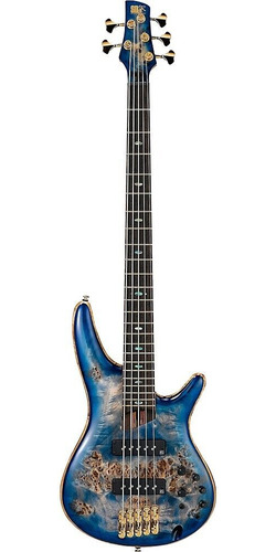 Ibanez Sr2605 Premium Bajo 5 Cuerdas Cerulean Blue Burst