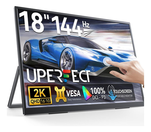 Monitor Portátil Uperfect 2k 144hz Touch Wanten 18 2560x1600