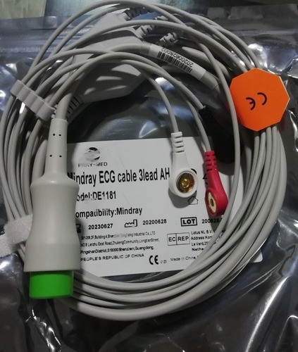 Imagen 1 de 1 de Cable Ecg Para Desfibrilador Mindray D3 Y D6