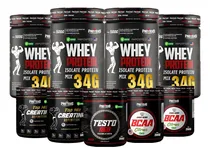 Comprar Whey Protein Isolado Concentrado 2kg Creatina Bcaa Testo Sabor Sem sabor