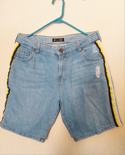 Denim Short Cuidado Con El Perro