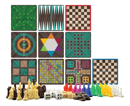 Juego De Mesa Novelty 50 Juegos En 1 Para Toda La Familia