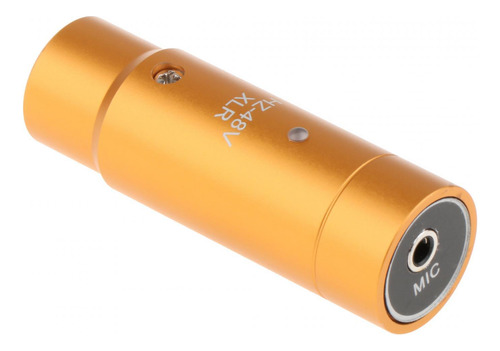 Adaptador De Micrófono Hembra De 3,5 Mm A Conector Dorado