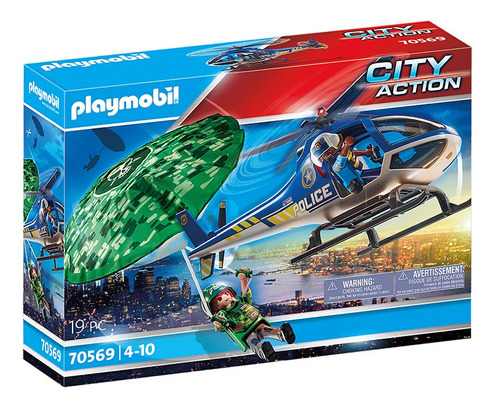 Playmobil 70569 Helicoptero Policia Persecucion