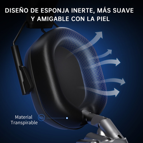 Auriculares Para Juegos Con Led Rgb Y Micrófono Para Pc Negro