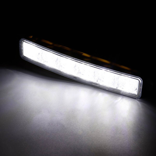 Luz Diurna Para Coche, 6 Led, 6000 K, Drl, Transparente, 967