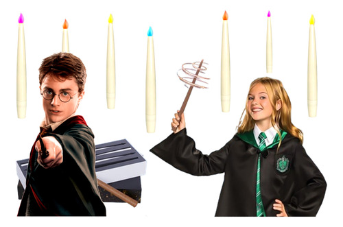 Velas Mágicas Premium Led Rgb - Harry Potter - Kit X 12