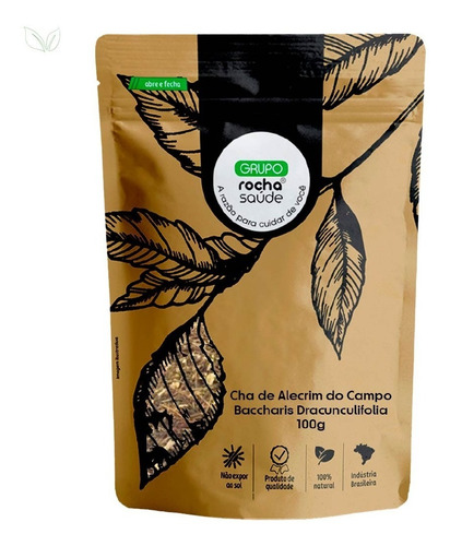 Cha De Alecrim Do Campo Puro Sem Misturas Rocha Saude 100g