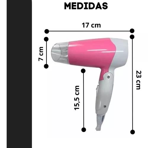 Mini Secador De Cabelo Profissional Portátil Viagem 1200w