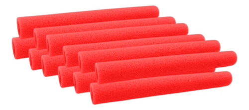 12 Piezas De Mangas De Espuma De Trampolín De Rojo