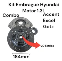 Comprar Kit Clucth Embrague Hyundai Accent\u002Fexcel\u002Fgetz\u002Fmotor 1.3l