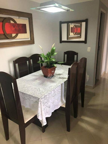 Imagem 4 de 8 de Apartamento Com 2 Dormitórios À Venda, 62 M² Por R$ 490.000 - Edifício Santiago - Barueri/sp - Ap2073