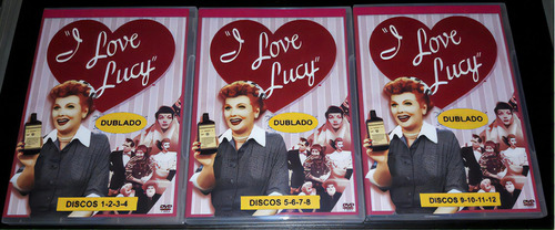 Box Dvd I Love Lucy - Dublado ( 12 Dvds - 3 Boxes