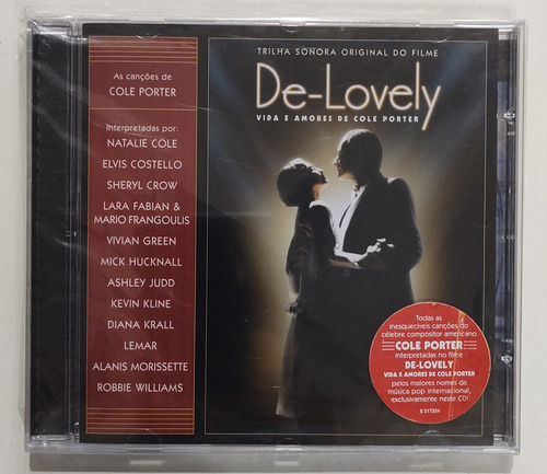 Cd - De-lovely - ( Vida E Amores De Cole Porter ) Versão Do Álbum Estandar