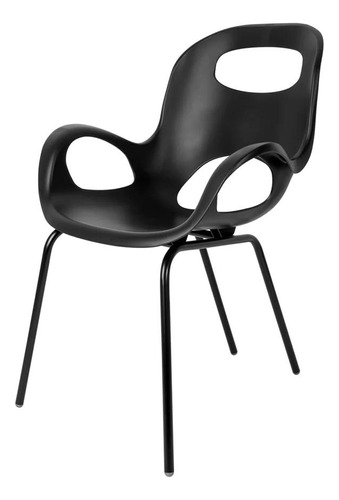 Silla Negra Oh Chair