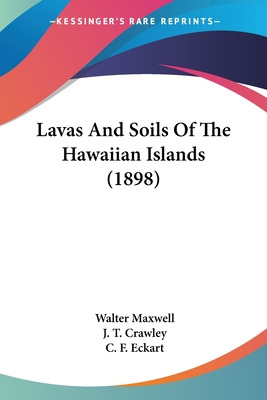 Libro Lavas And Soils Of The Hawaiian Islands (1898) - Ma...