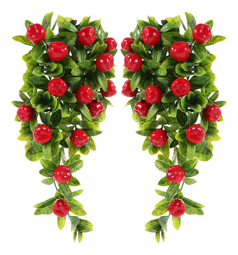 Adornos Colgantes Artificiales Con Forma De Fruta Simulada,