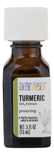 Aceites Esenciales Aura Cacia, Extracto De Cúrcuma Y Co2, 15