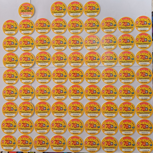 Coleção Completa Tazos Sabritas 75 Anos México (Usado)