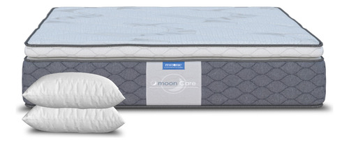 Colchón Restonic King Size Europa Ortopédico + 2 Almohadas