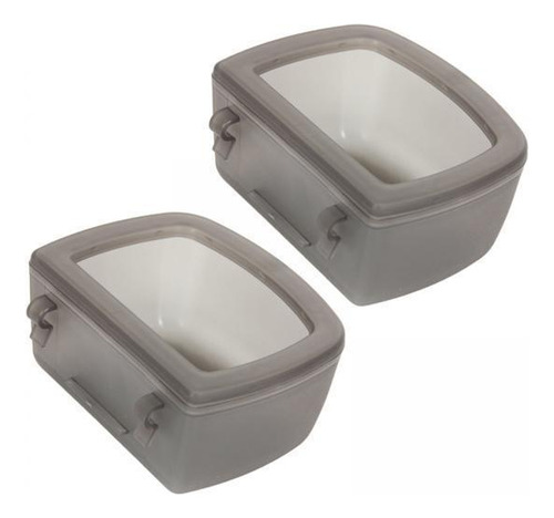 3 X 2x Cuencos Para Jaula Para Perros, Cuenco Para Beber