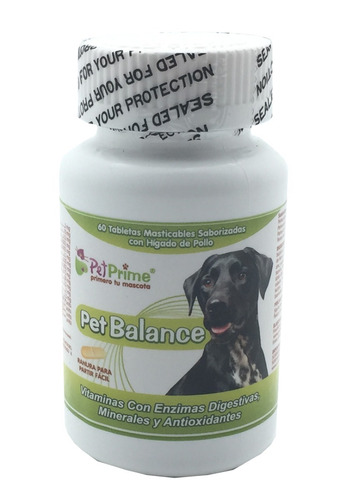 Pet Balance Perros Vitaminas Digestion Lactancia 60 Tab