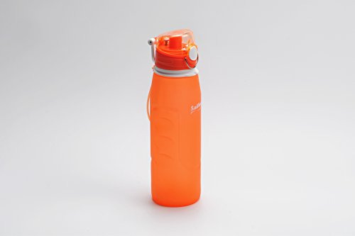 Navegación. Botella De Agua Plegable De Silicona Portátil De