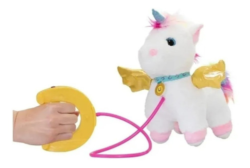 Imagen 2 de 10 de Peluche Perro Perrito Unicornio Mascota Interactiva De Paseo