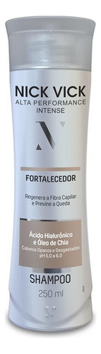 Shampoo Fortalecedor 250ml Nick Vick Reduz A Queda