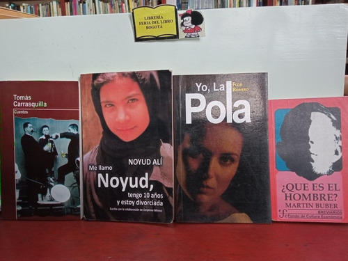 Promoción - 4 Libros - La Pola - Qué Es El Hombre - Cuentos 